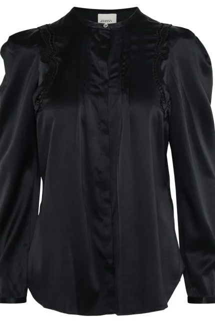 Isabel Marant Lace-Detailed Crewneck Blouse