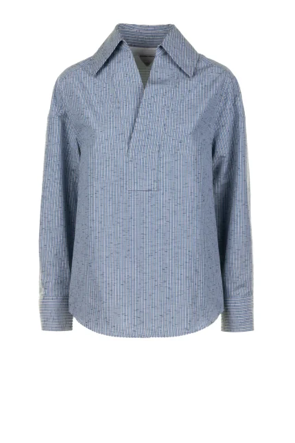 Bottega Veneta Long-Sleeved Striped Shirt