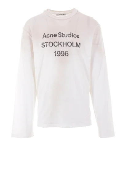 Acne Studios Logo Printed Crewneck T-Shirt