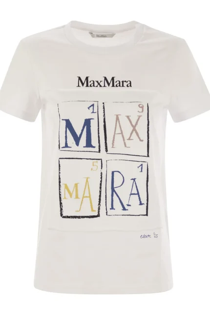 Max Mara Logo Printed Crewneck T-Shirt