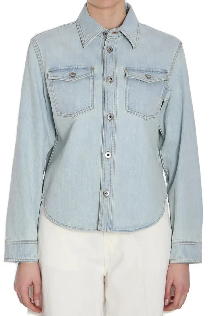 Bottega Veneta Extra Bleached Denim Shirt