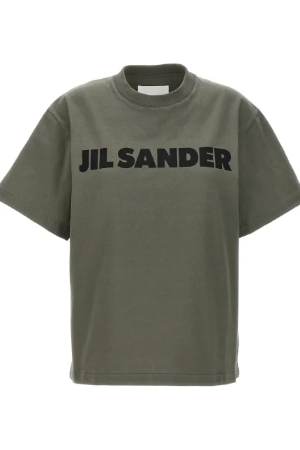 Jil Sander Logo Printed Crewneck T-Shirt