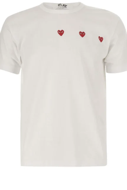 Comme des Garçons Play Heart Printed Crewneck T-Shirt