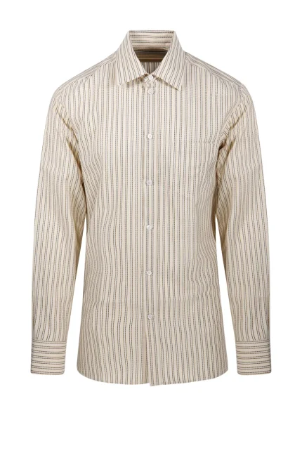 Golden Goose Deluxe Brand Striped Buttoned Shirt