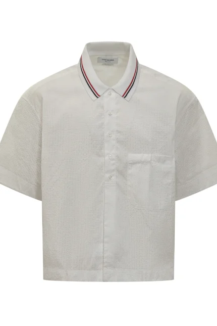 Thom Browne Buttoned Short-Sleeved Shirt