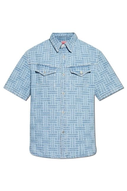 Kenzo Short Sleeved Denim Shirt