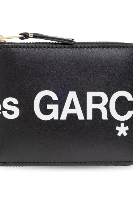 Comme des Garçons Wallet Logo Printed Zip-Around Wallet