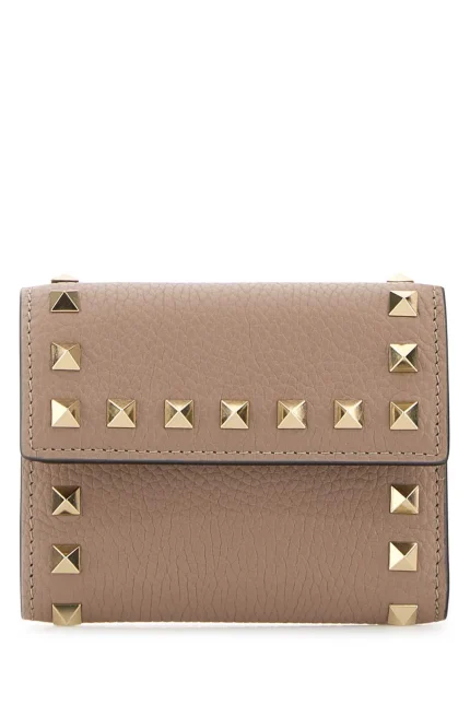 Valentino Garavani Rockstud Tri-Fold Wallet