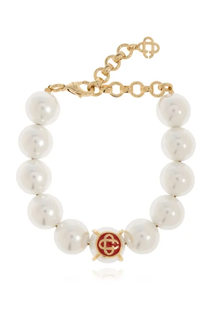 Casablanca Logo Embellished Bracelet
