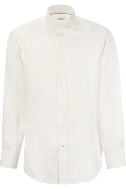 Brunello Cucinelli Long-Sleeved Button-Up Shirt