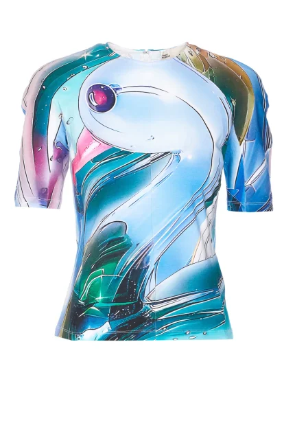 Tory Burch Printed Crewneck T-Shirt