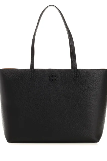 Tory Burch McGraw Logo Patch Tote Bag