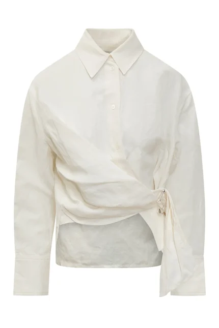 JW Anderson Draped Twisted Shirt
