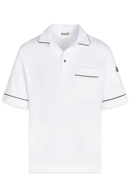 Moncler Toweling Short-Sleeve Shirt