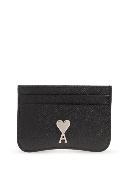AMI Paris Ami de Coeur Logo Plaque Cardholder