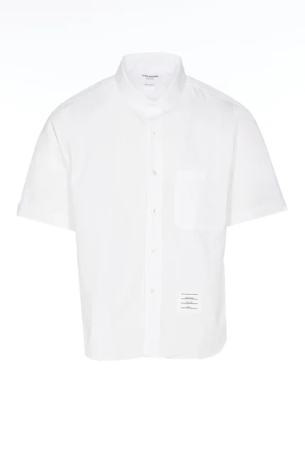 Thom Browne Poplin Round Hem Shirt
