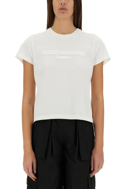 Alexander Wang Logo Patch Crewneck T-Shirt