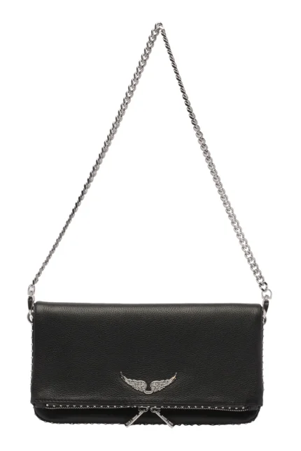 Zadig & Voltaire Stud-Embellished Chain-Linked Shoulder Bag