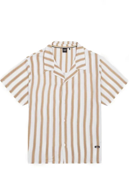 Boss Hugo Boss Striped Button-Up Shirt