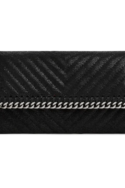 Stella McCartney Falabella Chain-Linked Continental Wallet