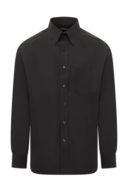 Tom Ford Long-Sleeved Curved Hem Shirt