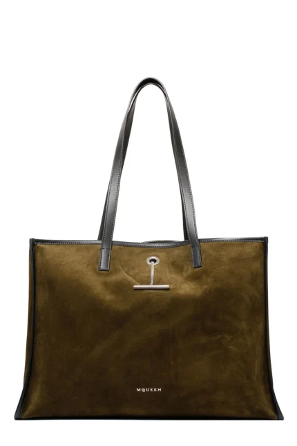 Alexander McQueen T-Bar Pendant Tote Bag