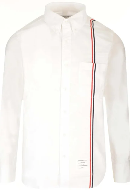 Thom Browne RWB Striped Buttoned Shirt