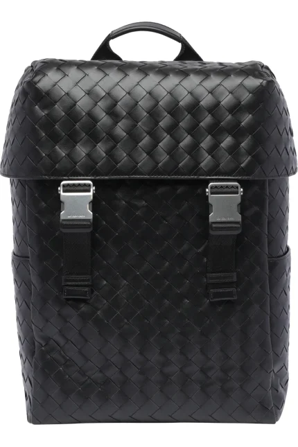 Bottega Veneta Intrecciato Flap Backpack