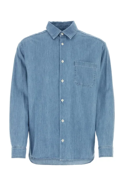 A.P.C. Chest Patch Denim Shirt