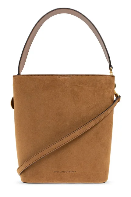 Stella McCartney Frayme Whipstitch Crossbody Tote Bag