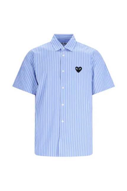 Comme des Garçons Play Striped Short Sleeved Shirt