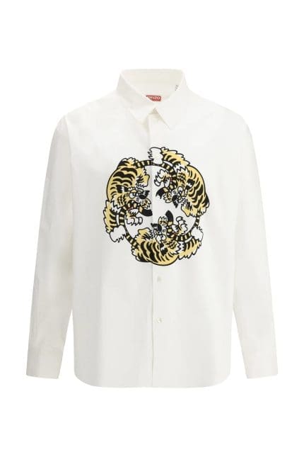 Kenzo Verdy Market Button-Up Long-Sleeved Shirt