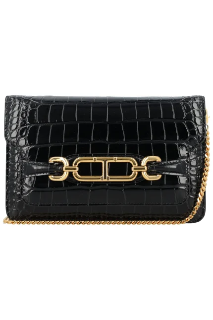 Tom Ford Embossed Whitney Small Shoulder Bag