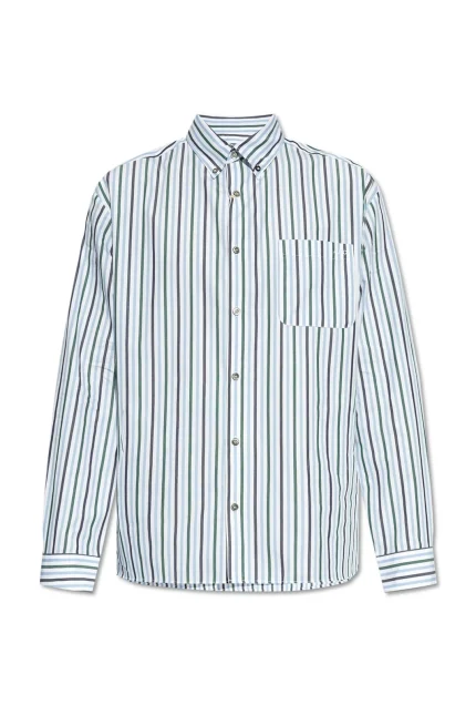 A.P.C. Long-Sleeved Pintriped Shirt