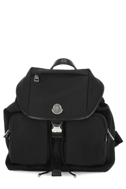 Moncler Logo Patch Pocket Detailed Backpack