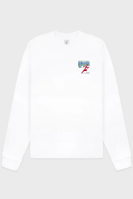 LA Marathon Longsleeve Tee - White/Multi