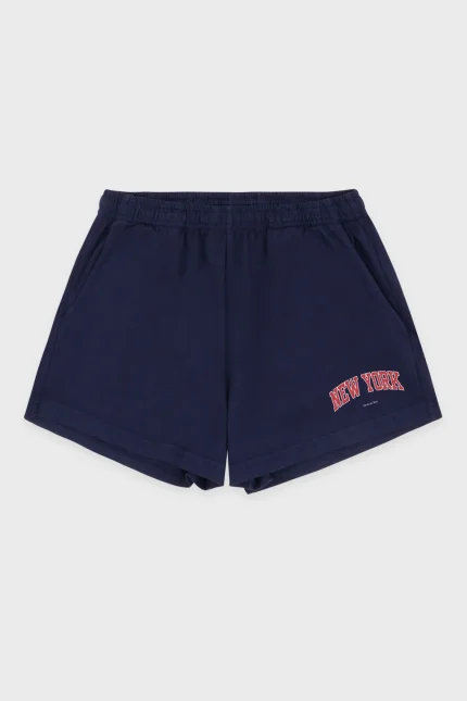 New York Ivy Disco Short - Navy/Ruby