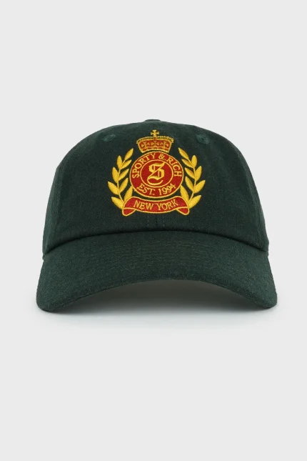 NY Crest Wool Hat - Forest/Gold