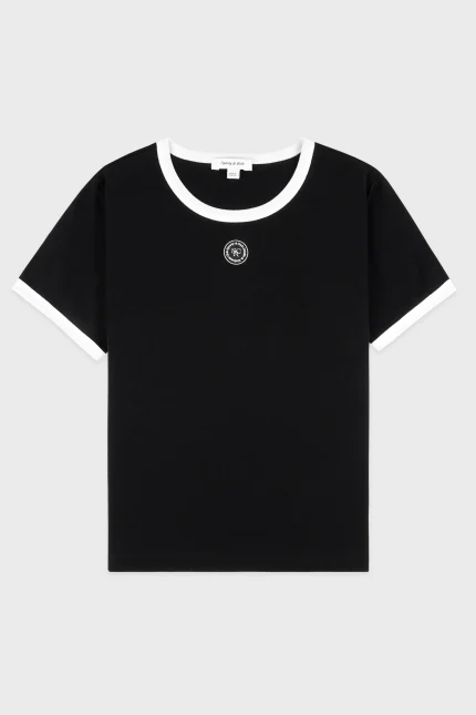 SRHWC Ringer Tee - Black/White
