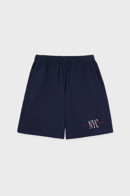 NY Minute Gym Short - Navy/White