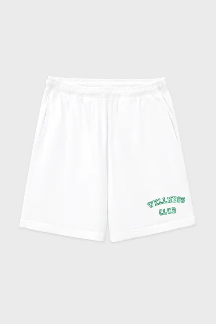 Wellness Club Gym Short - White/Verde