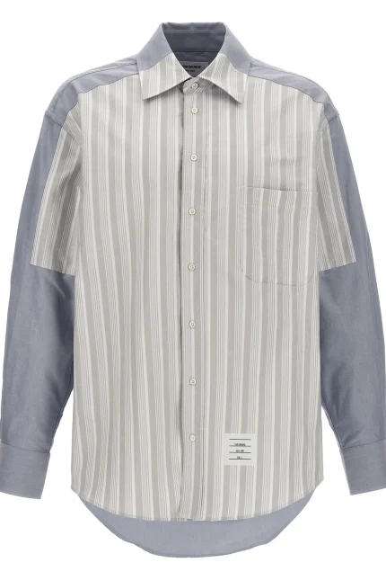 Thom Browne Patchwork Long-Sleeved Shirt