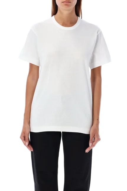 Comme des Garçons Play Logo Detailed Crewneck T-Shirt