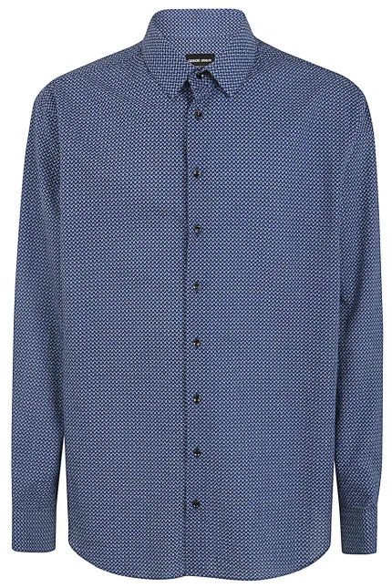 Giorgio Armani Graphic Printed Buttoned Shirt