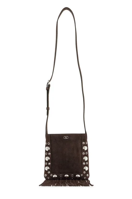 Valentino Nellcote VLogo Signature Fringed Shoulder Bag