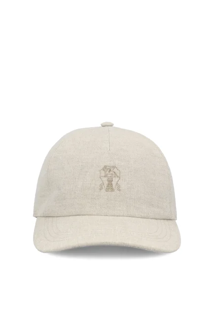 Brunello Cucinelli Logo Embroidered Sparkling Baseball Cap