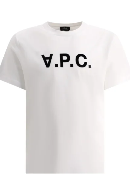 A.P.C. Logo Printed Crew Neck T-Shirt