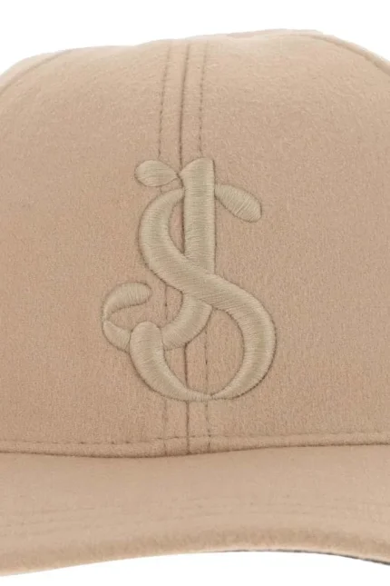 Jil Sander Logo Embroidered Curved-Peak Baseball Cap