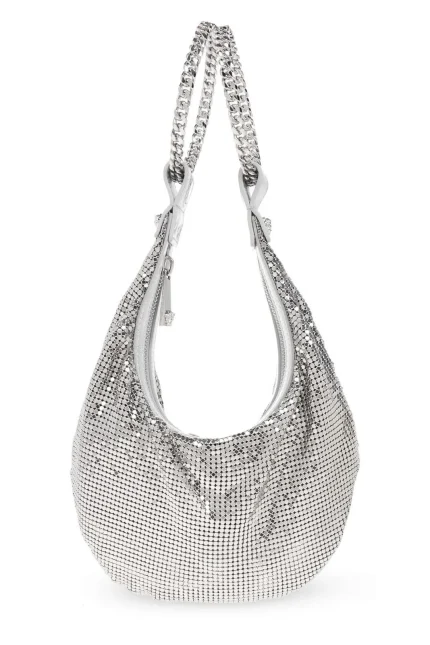 Versace Chain-Linked Mesh Clutch Bag