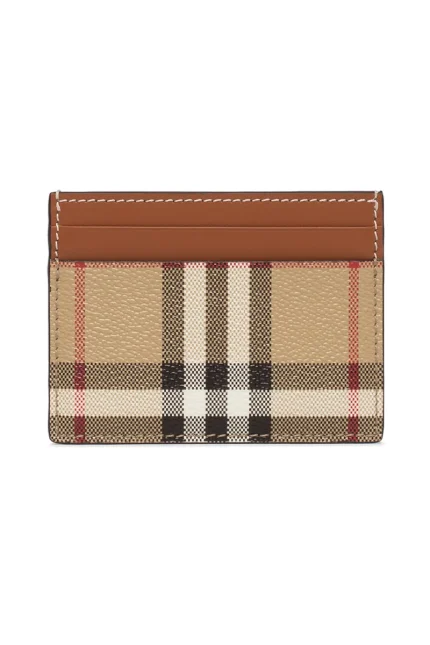 Burberry Check-Printed Card Holder